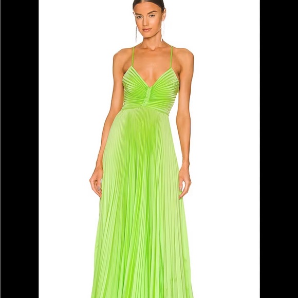 A.L.C. | Dresses | Alc Green Gown | Poshmark